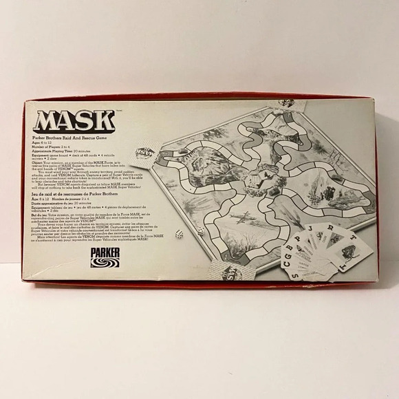 Vintage 1985 Mask Parker Brothers Raid  and Rescue Board Game Missing 1 Vehicle - Picture 2 of 16